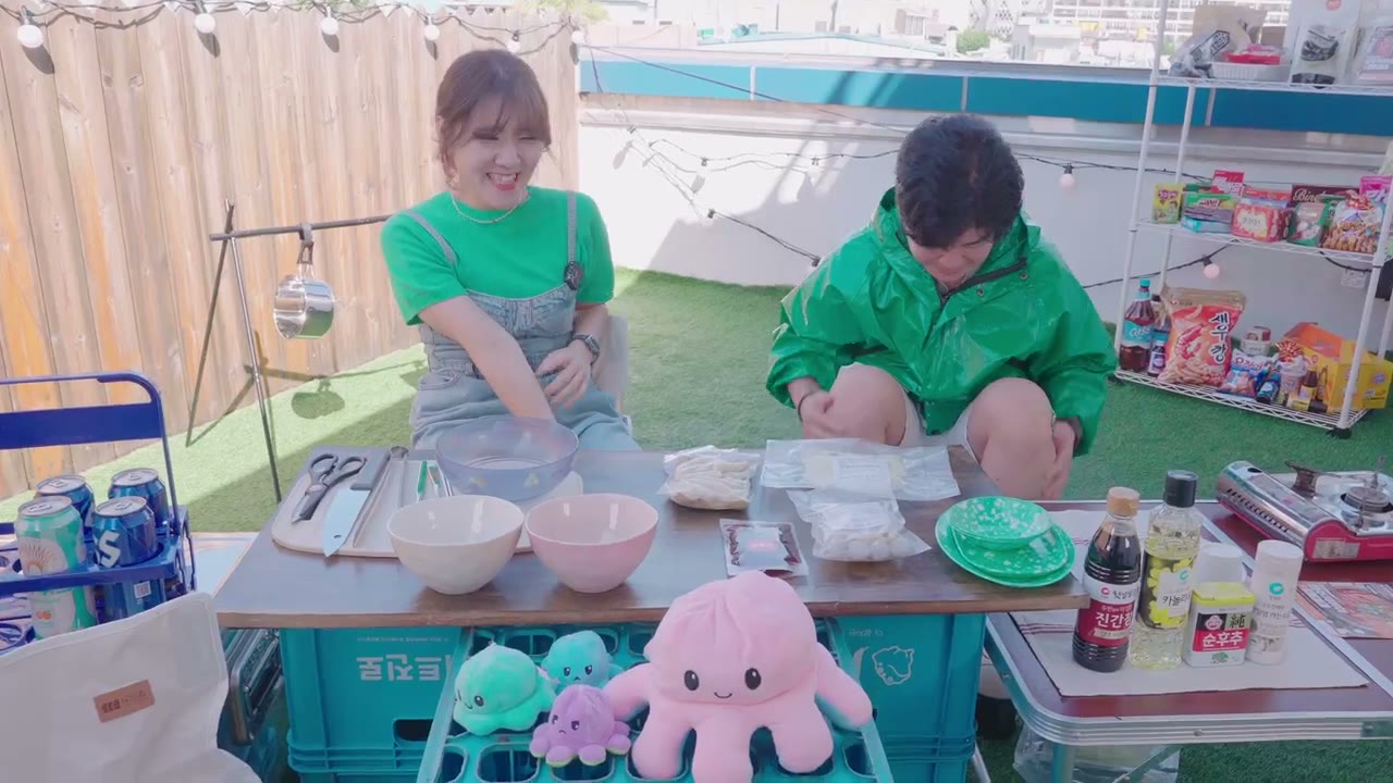 옥상캠핑 · 밀키트 실제 콘텐츠 이미지